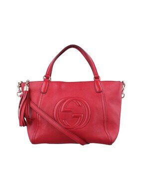 Gucci Soho Red Leather Messenger